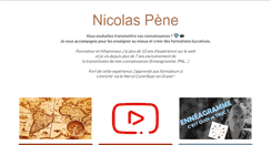 Desktop Screenshot of nicolaspene.fr