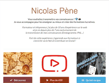 Tablet Screenshot of nicolaspene.fr